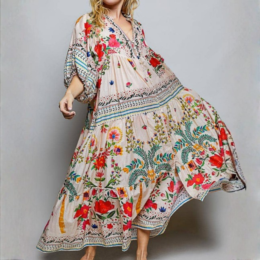 Beverly Flowy Maxi Dress