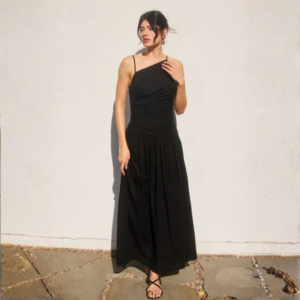 Giselle Drop-Waist Maxi Dress