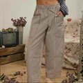 Lillian Stripe Barrel Pant