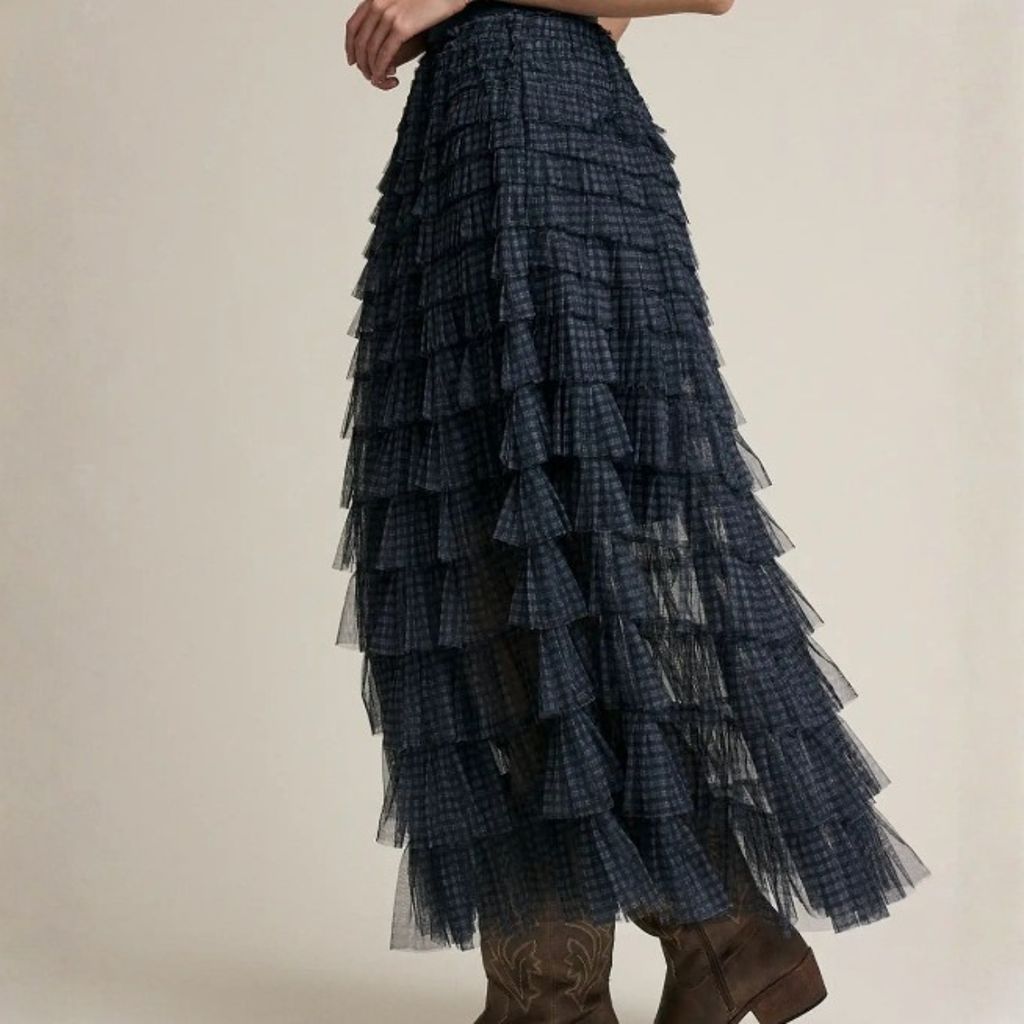 Shiloh Mesh Maxi Skirt