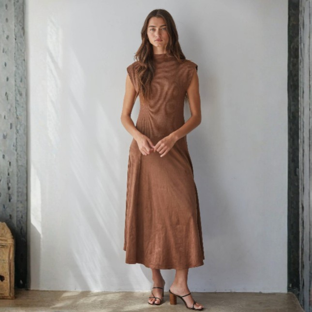 Simone Flare Midi Dress