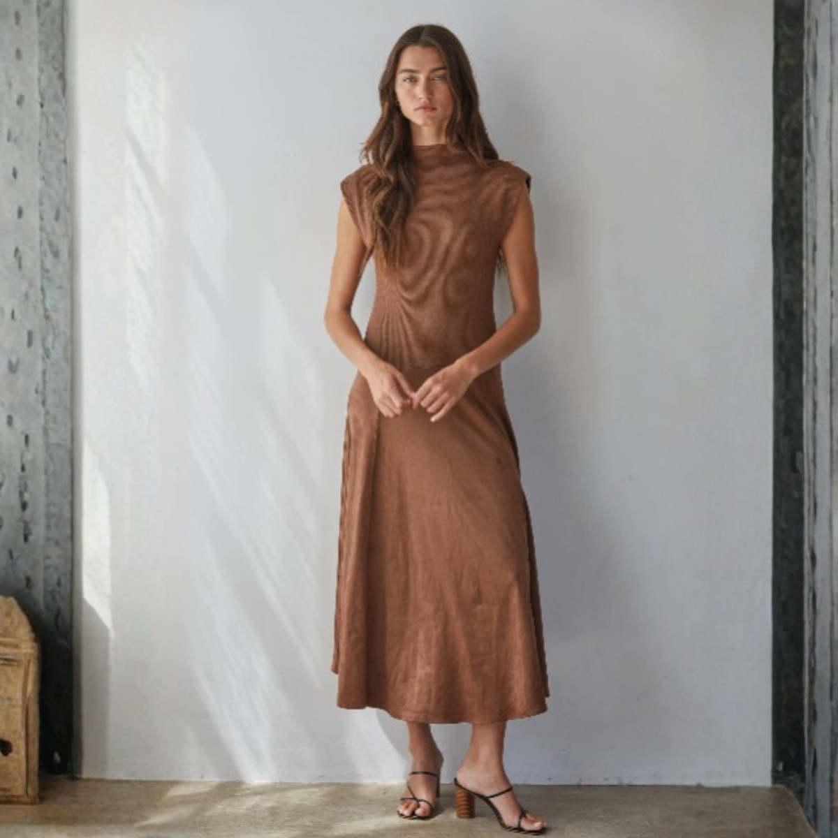 Simone Flare Midi Dress