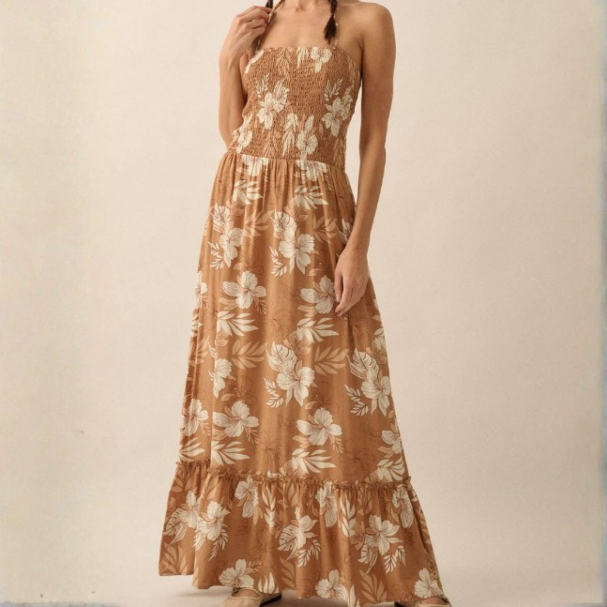 Brielle Smocked Maxi Dress