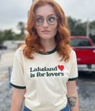 "Lakeland is for Lovers" Ringer Tee