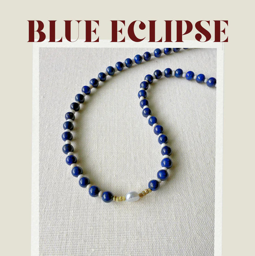 ZAM and The Moon Blue Eclipse Necklace
