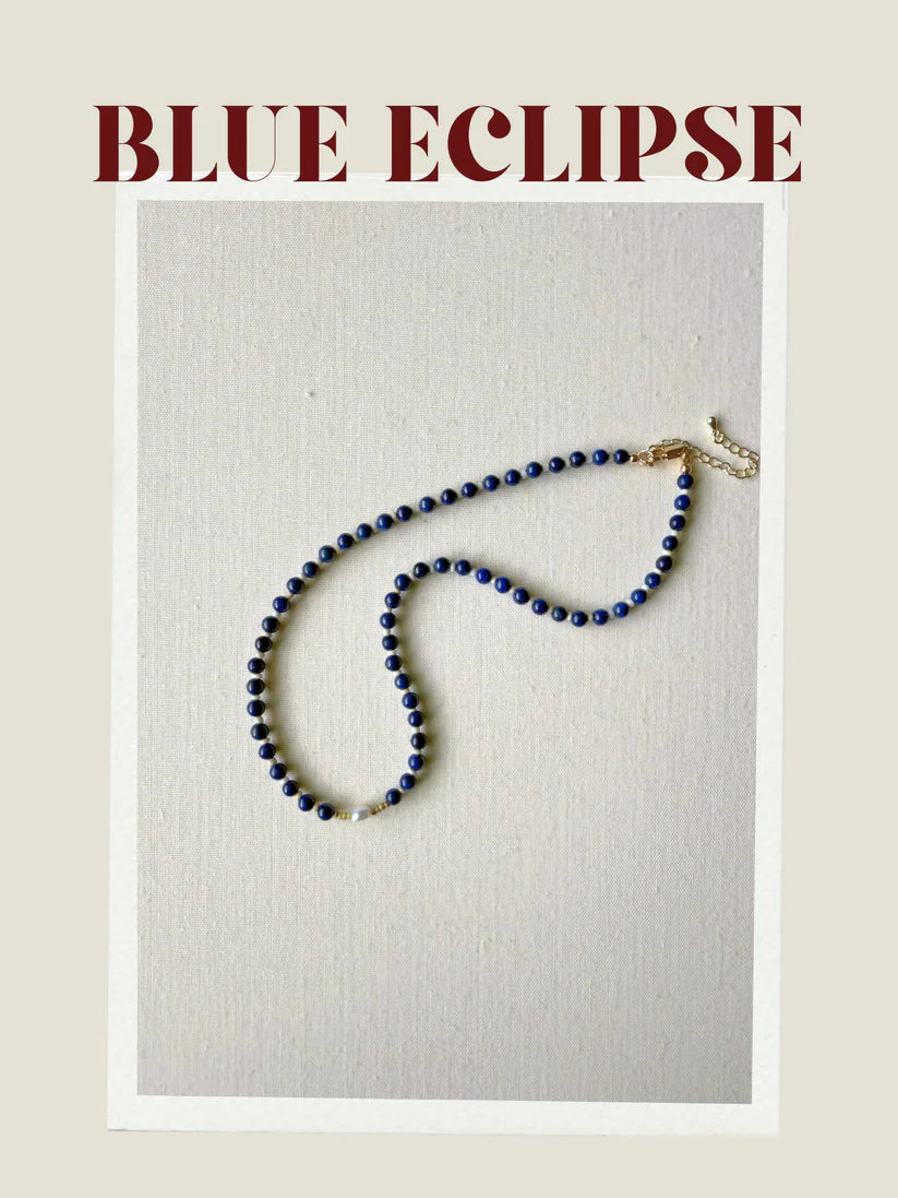 ZAM and The Moon Blue Eclipse Necklace