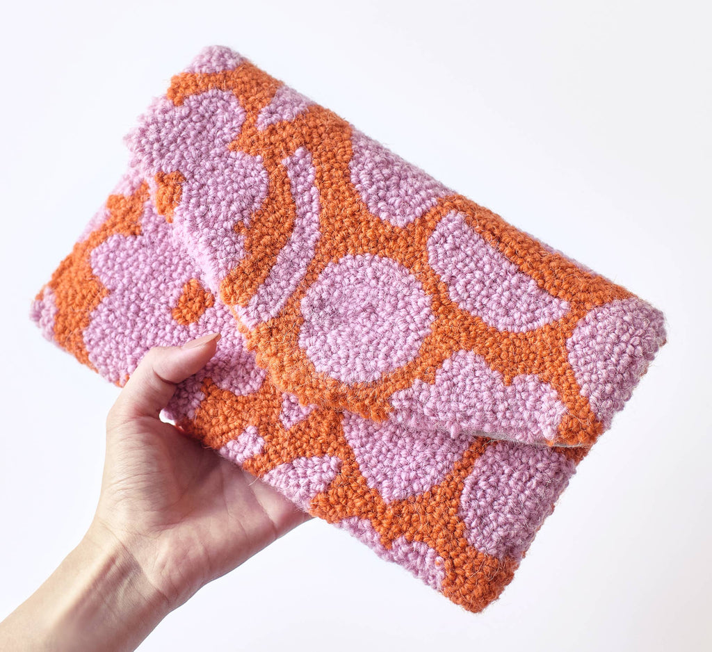 Peking Handicraft - Floral Hook Clutch - Ampersand