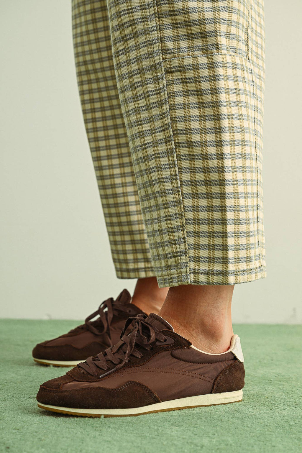 Mini Checker Barrel Pants - 6 Colors