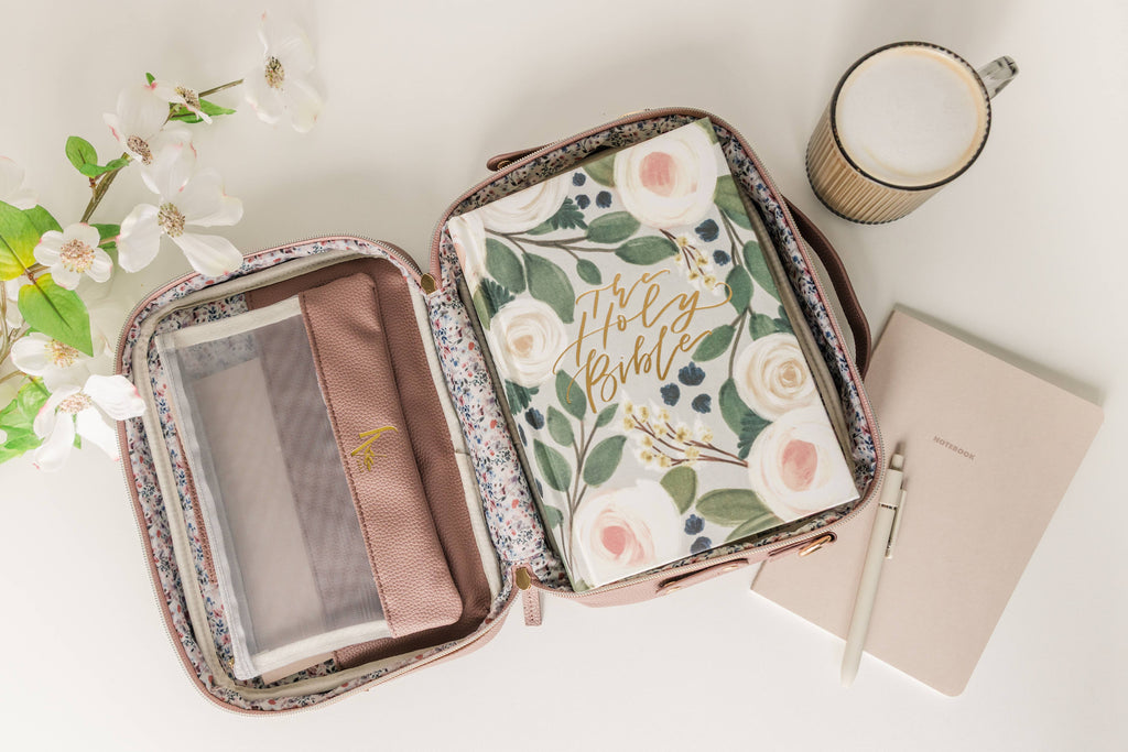 Bible Cover, Bible Bag Crossbody LAVENDER