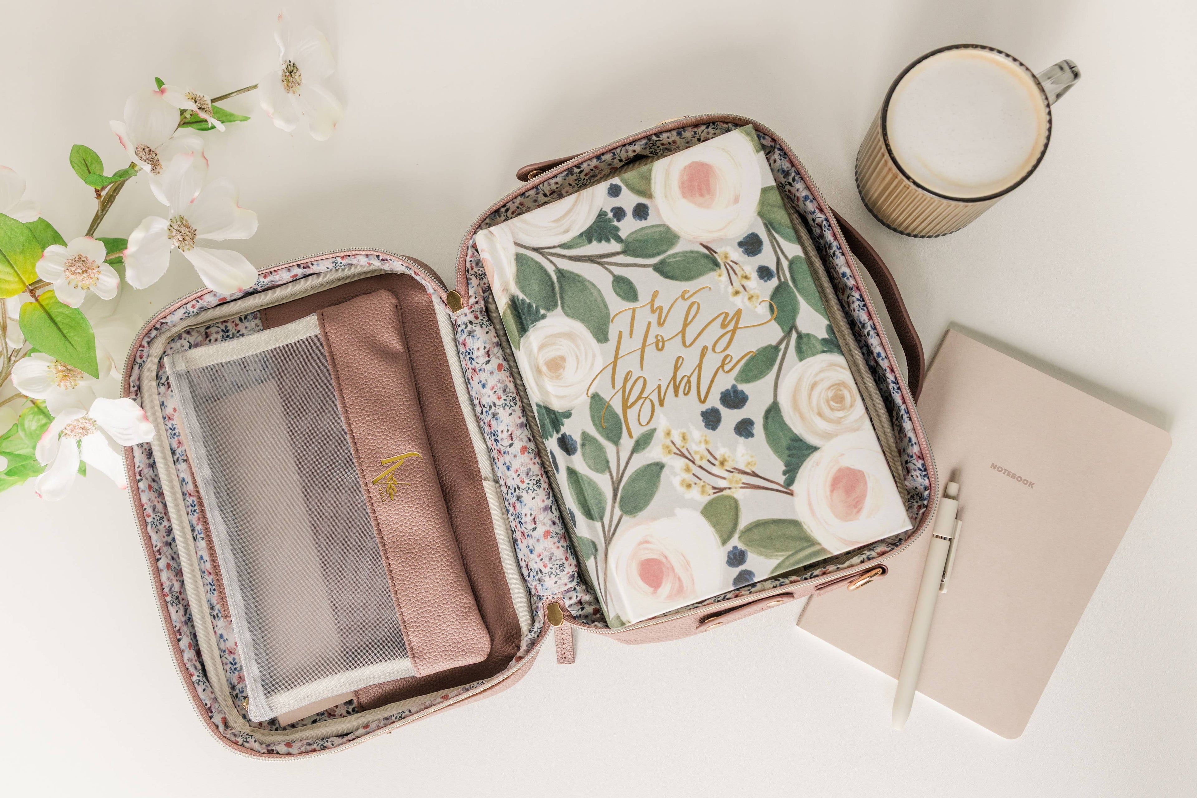 Bible Cover, Bible Bag Crossbody LAVENDER