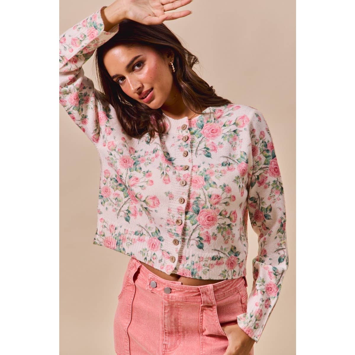 Delaney Floral Cardigan