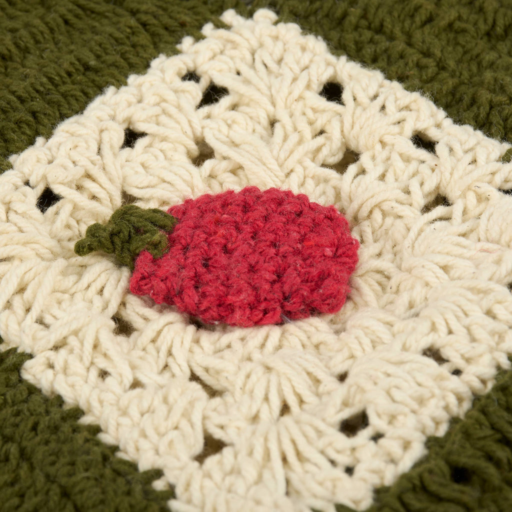 Crochet Strawberries Tote