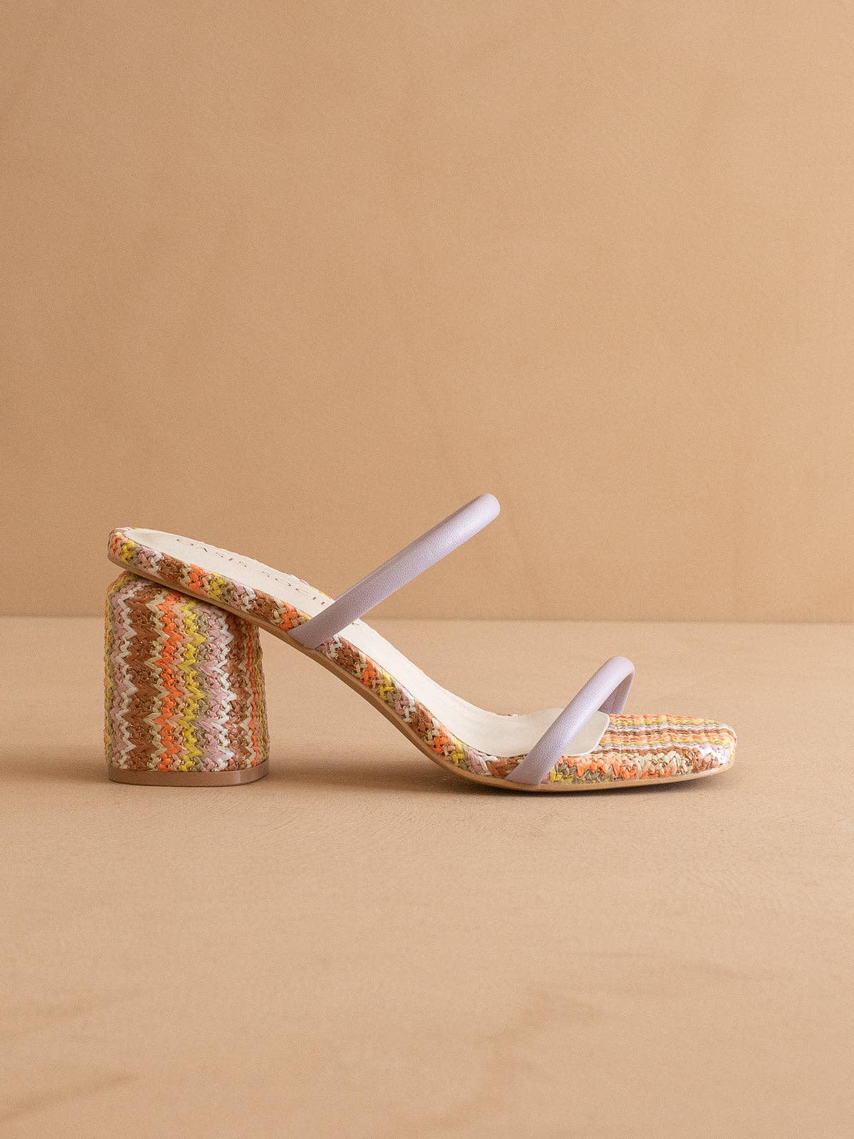 The Margaret | Sorbet Rattan Heel