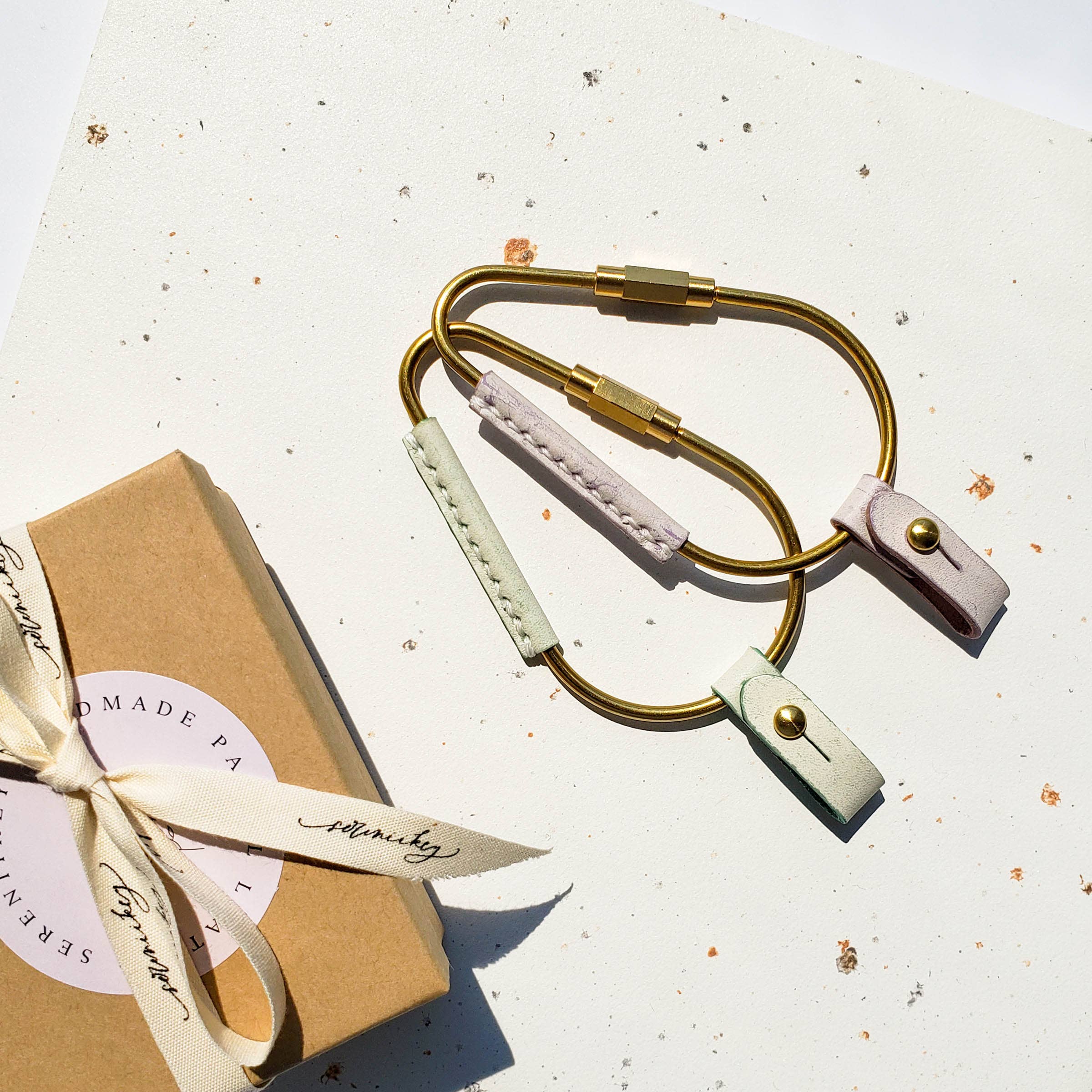 Brass Key Carabiner - “Pear"