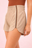 Striped Trim Detail Activewear Shorts