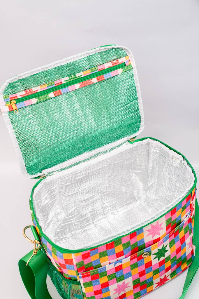 Cooler Bag with Checker Stars