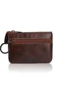 Retro PU Leather Zipper Card Bag ZZKF249