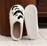 Halloween Bat Fleece Fluffy Home Slippers