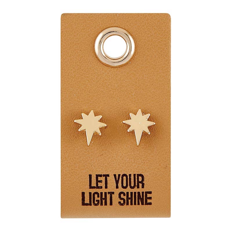 Let Your Light Shine Star Earrings