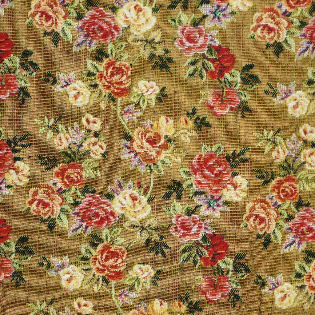 Esme Floral Jacquard Squared Makeup Bag