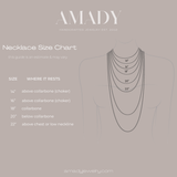 Gold Silver snake chain necklace two double tone ombre 