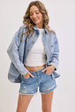 Claire Denim Shirt Jacket
