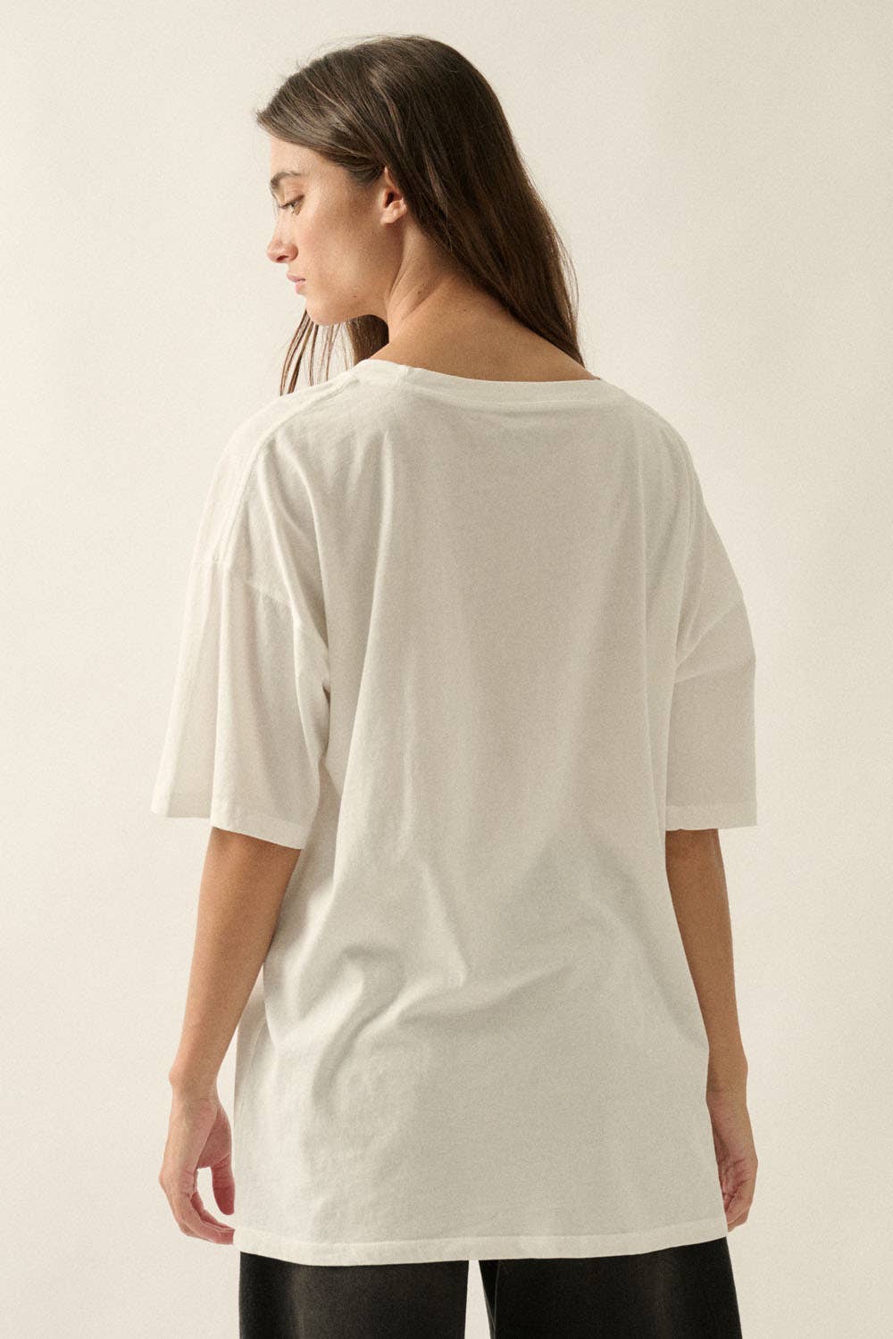Dalmatians Garment-Washed Oversized Graphic Tee