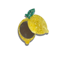 Hand-painted Lemon Compact Mirror