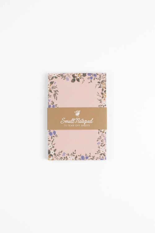 Blossom Small Notepad - Pink Floral