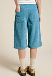 Corduroy Culotte Bermuda Shorts