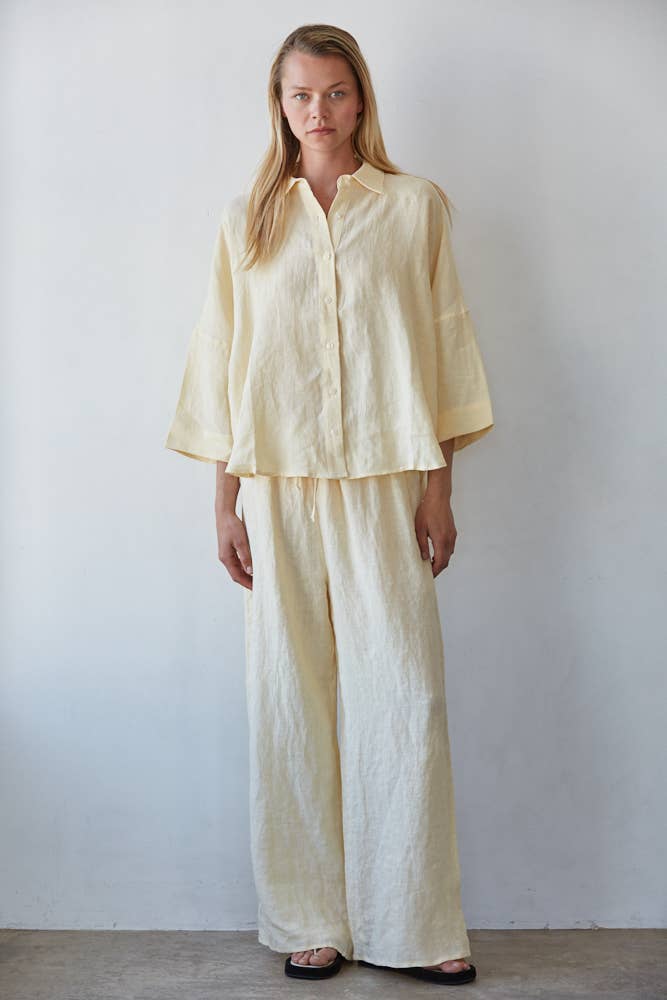Linen Button Down Shirt