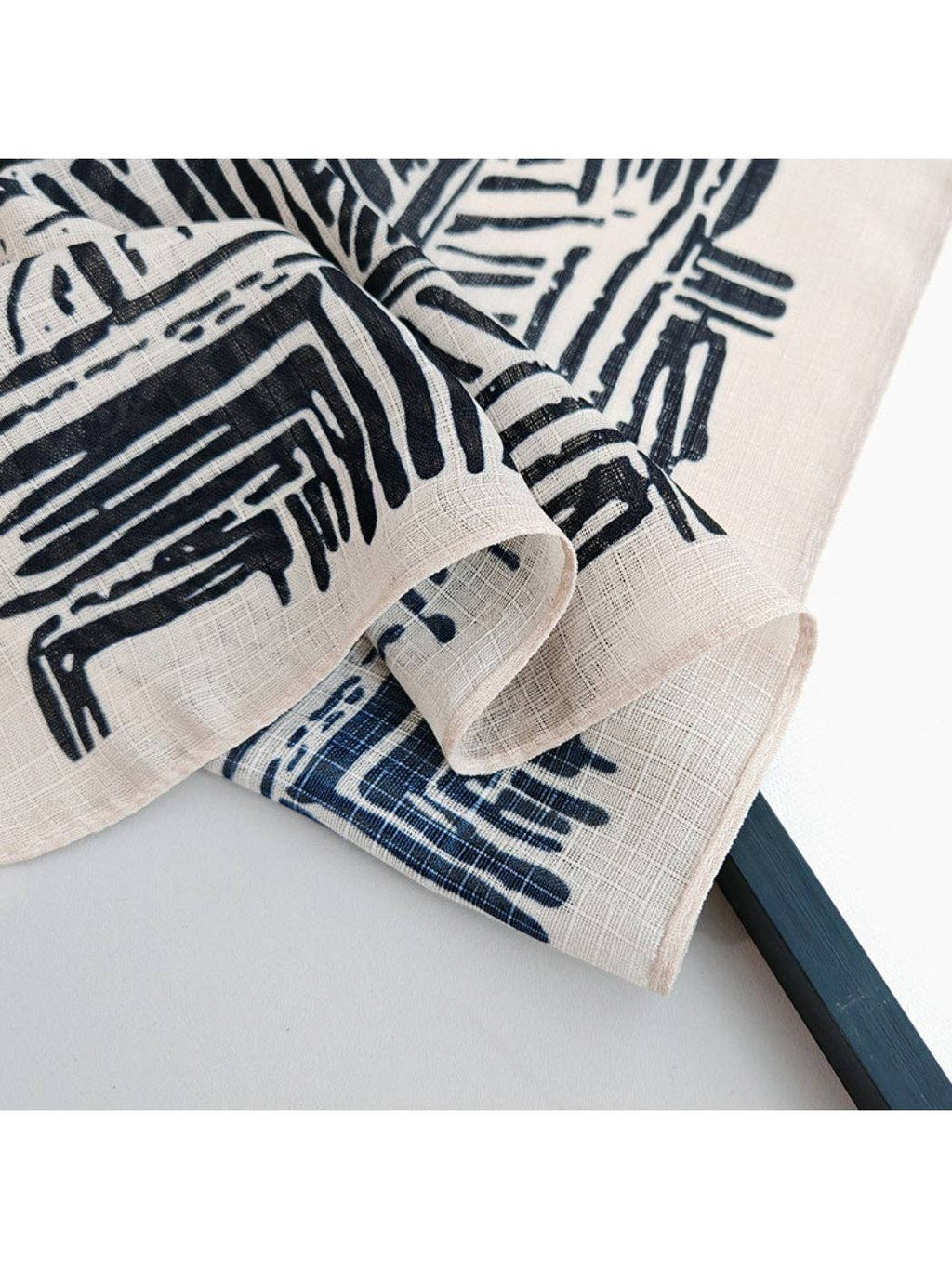 Scarvii - Abstract Geometric Line Square Scarf