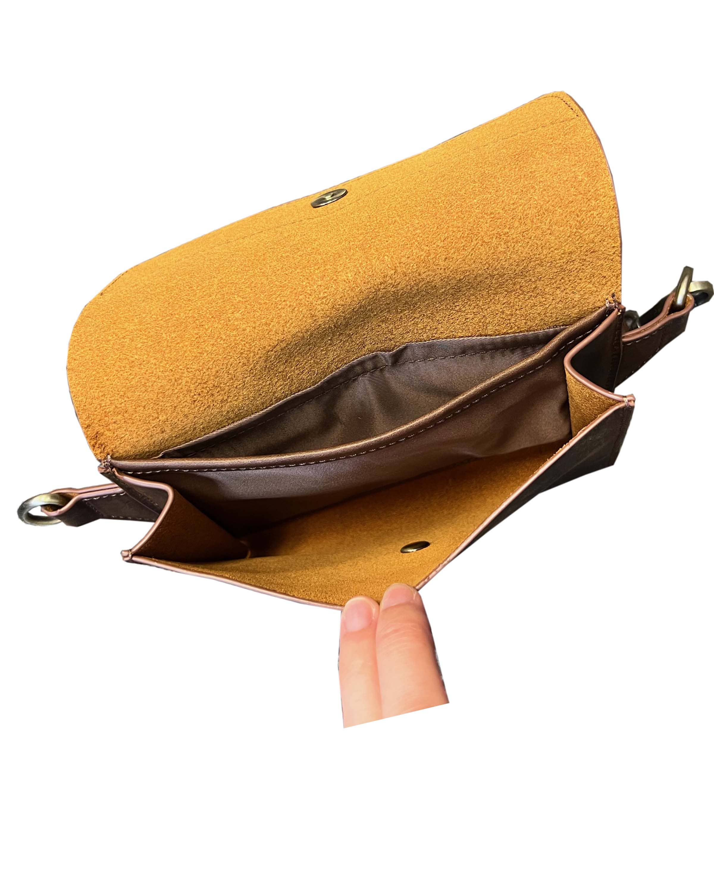 Vintage leather fanny pack sling bag waist bag