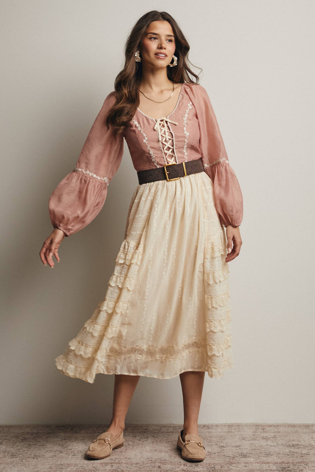 Amor Skirt in Vanilla