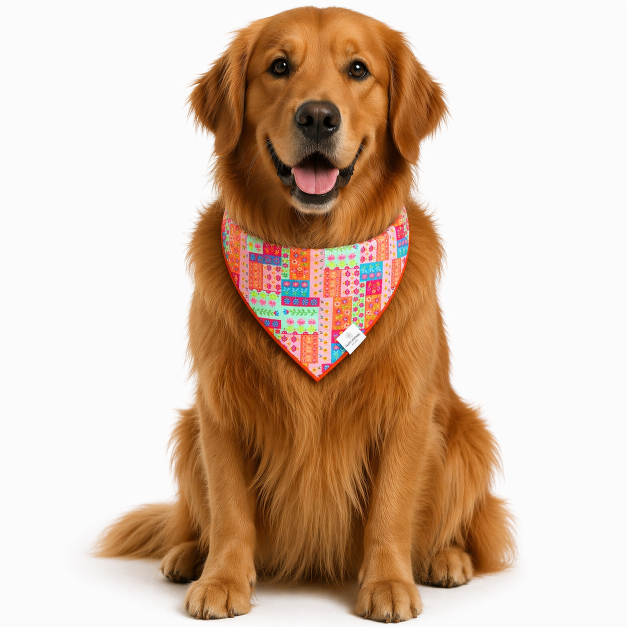 Floral Patchwork Dog Bandana