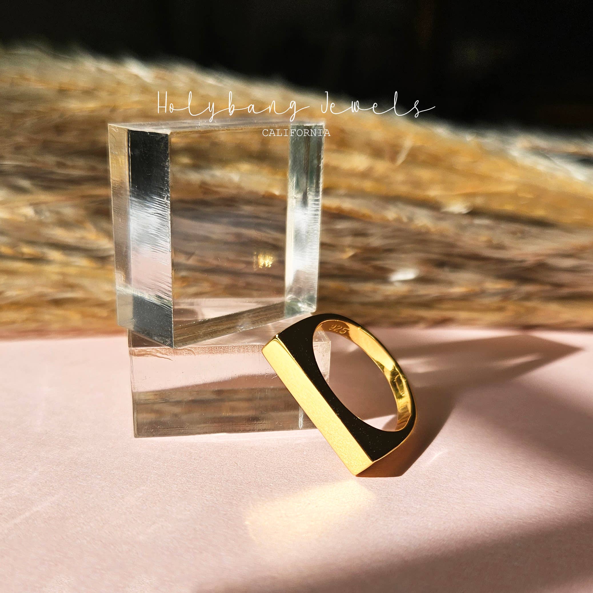 BAR SIGNET RING