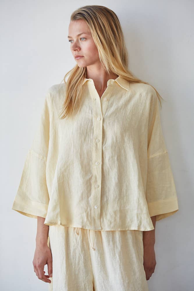 Linen Button Down Shirt
