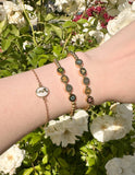 Gold Faith Letter Bracelet- Lg