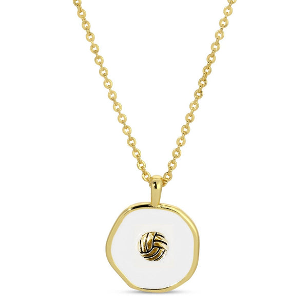 Spike! Volleyball Pendant Necklace