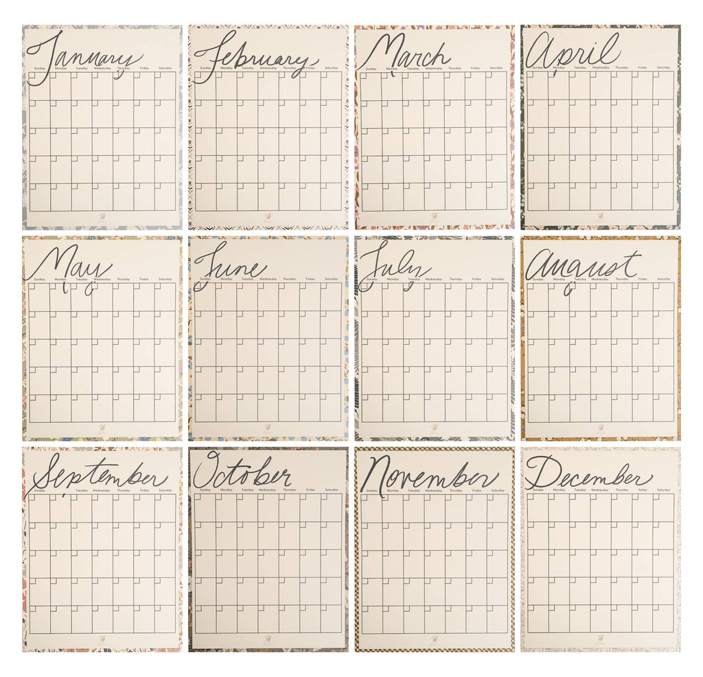 Poster Calendar (Undated)