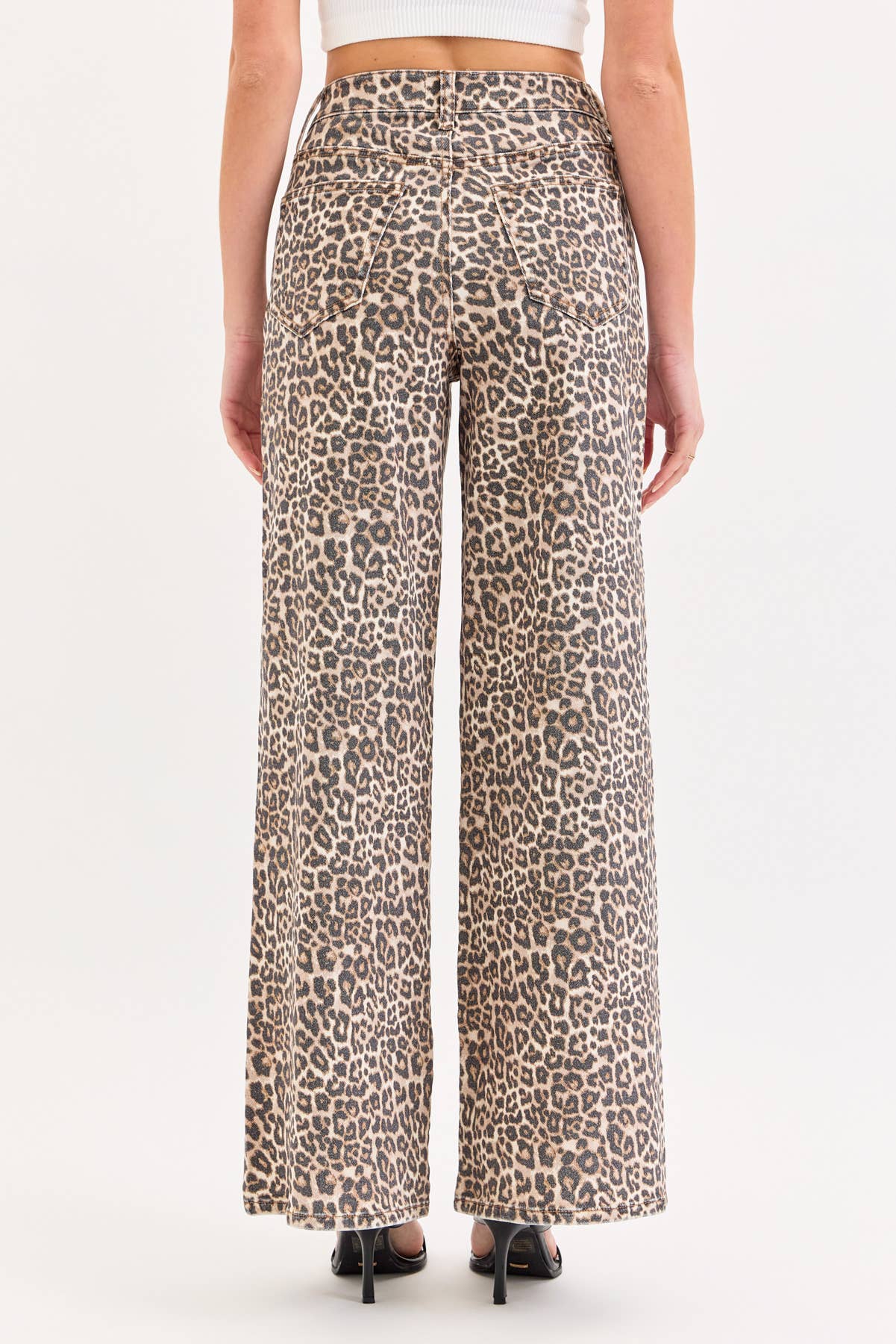 Leopard High Rise Wide Leg