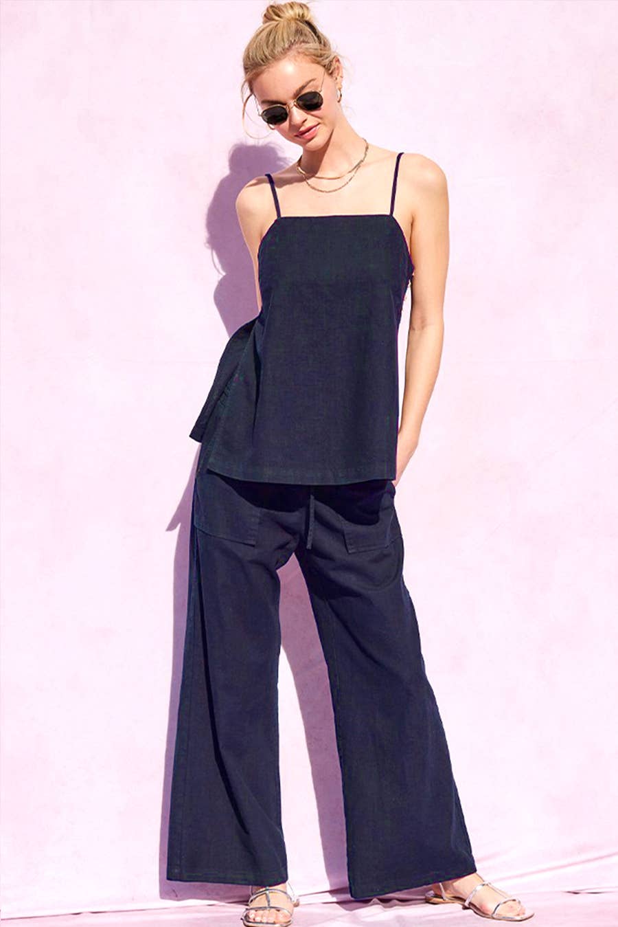 Black Linen Pants