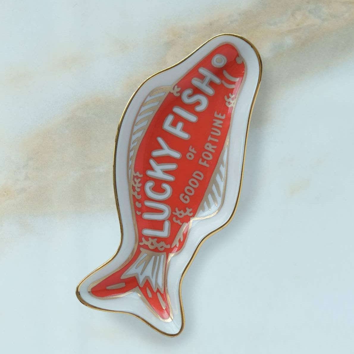 Porcelain Trinket Dish | Fortune Fish