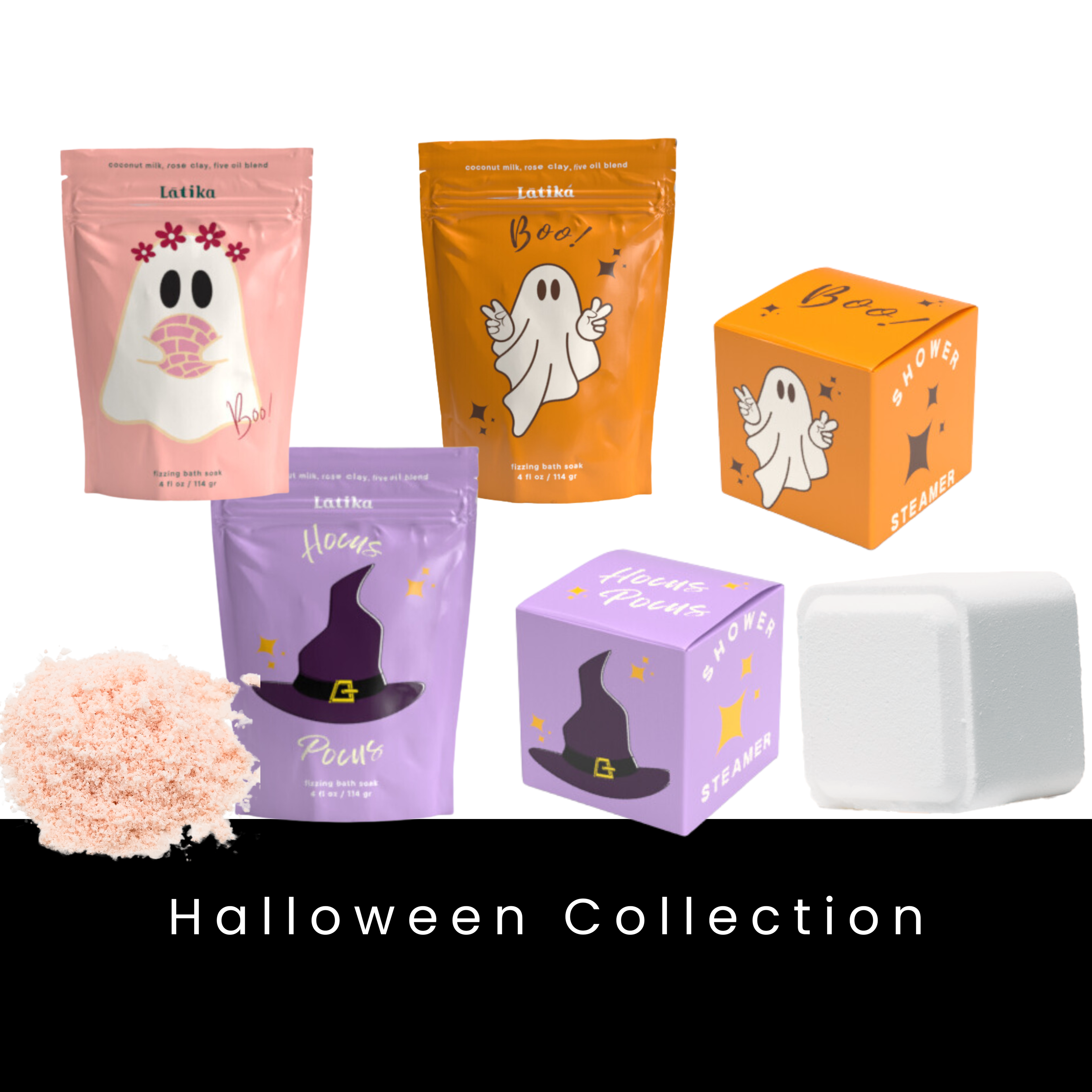 Halloween - Boo Ghost Fizzing Bath Soak - Pumpkin
