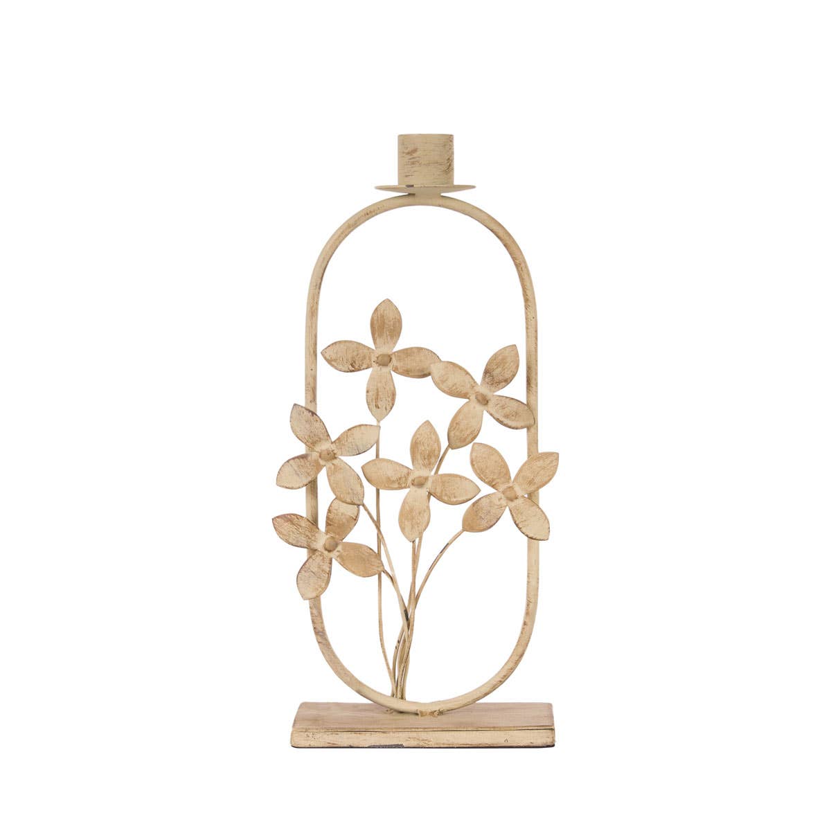Florence Flower Taper Candle Holder