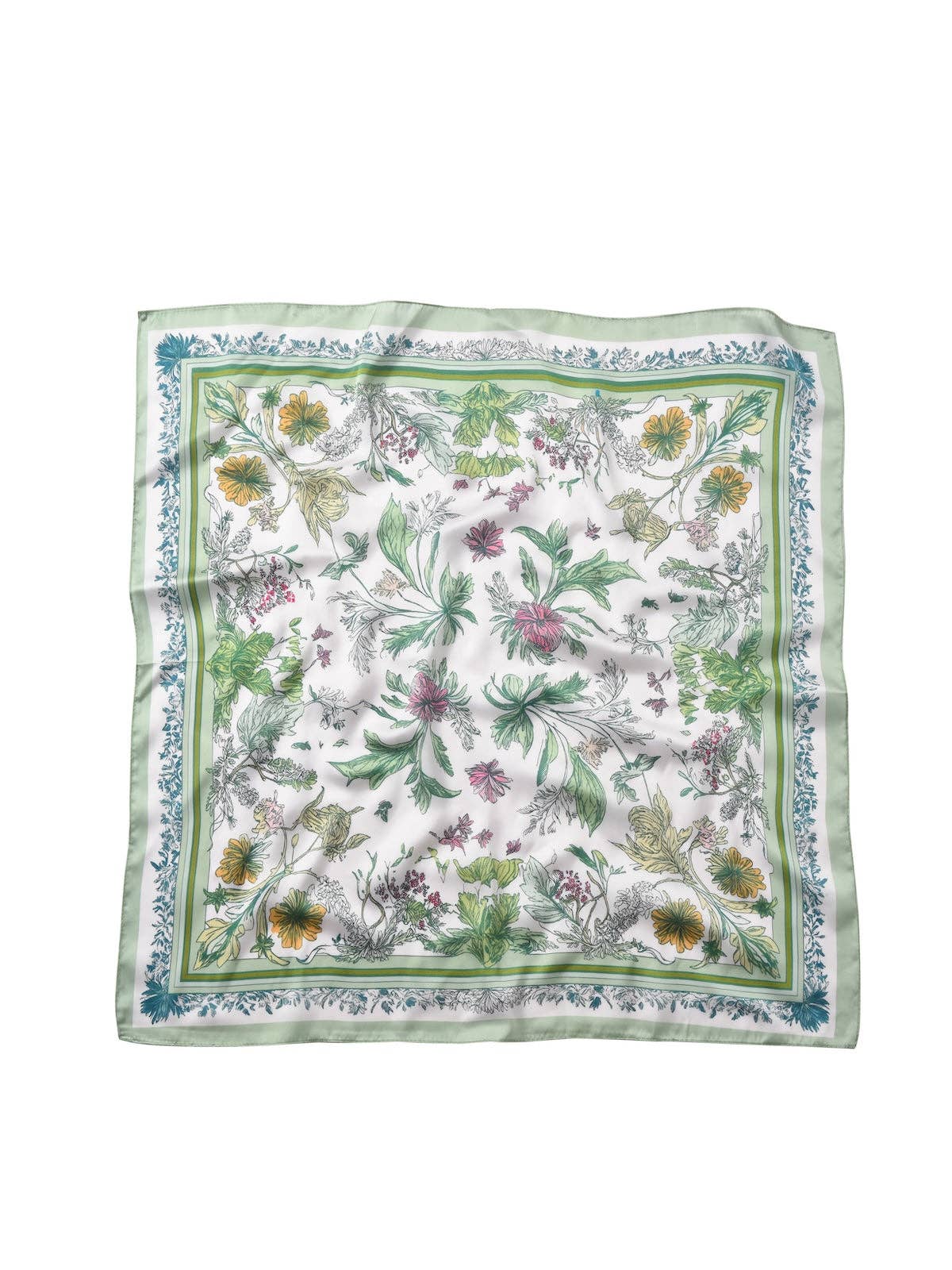 Dinah Botanical Square Scarf