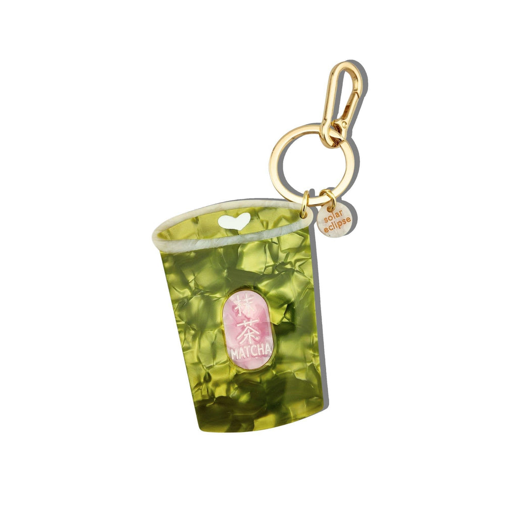 Matcha Bag Charm Keychain