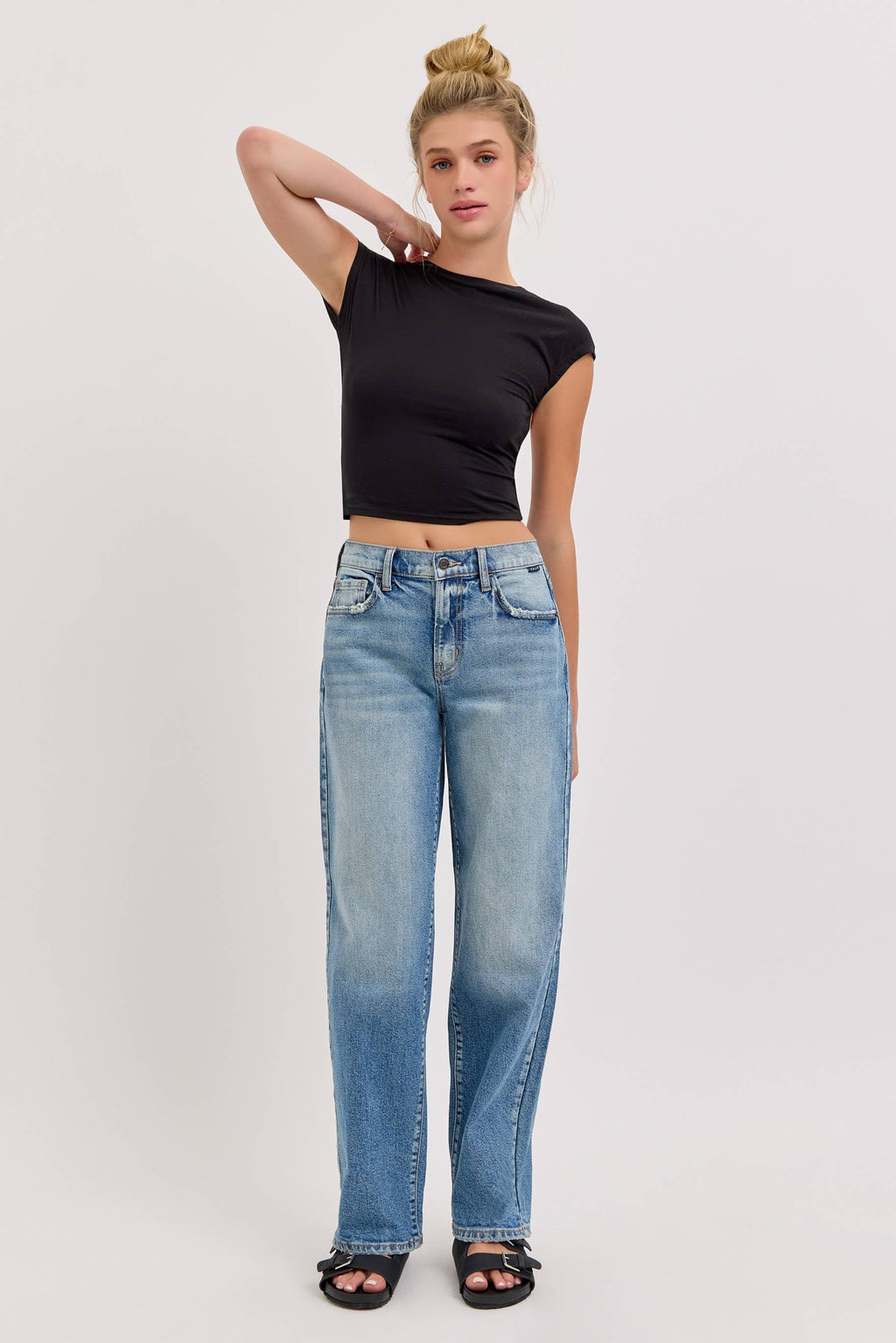 Mid Rise Baggy Dad Jean