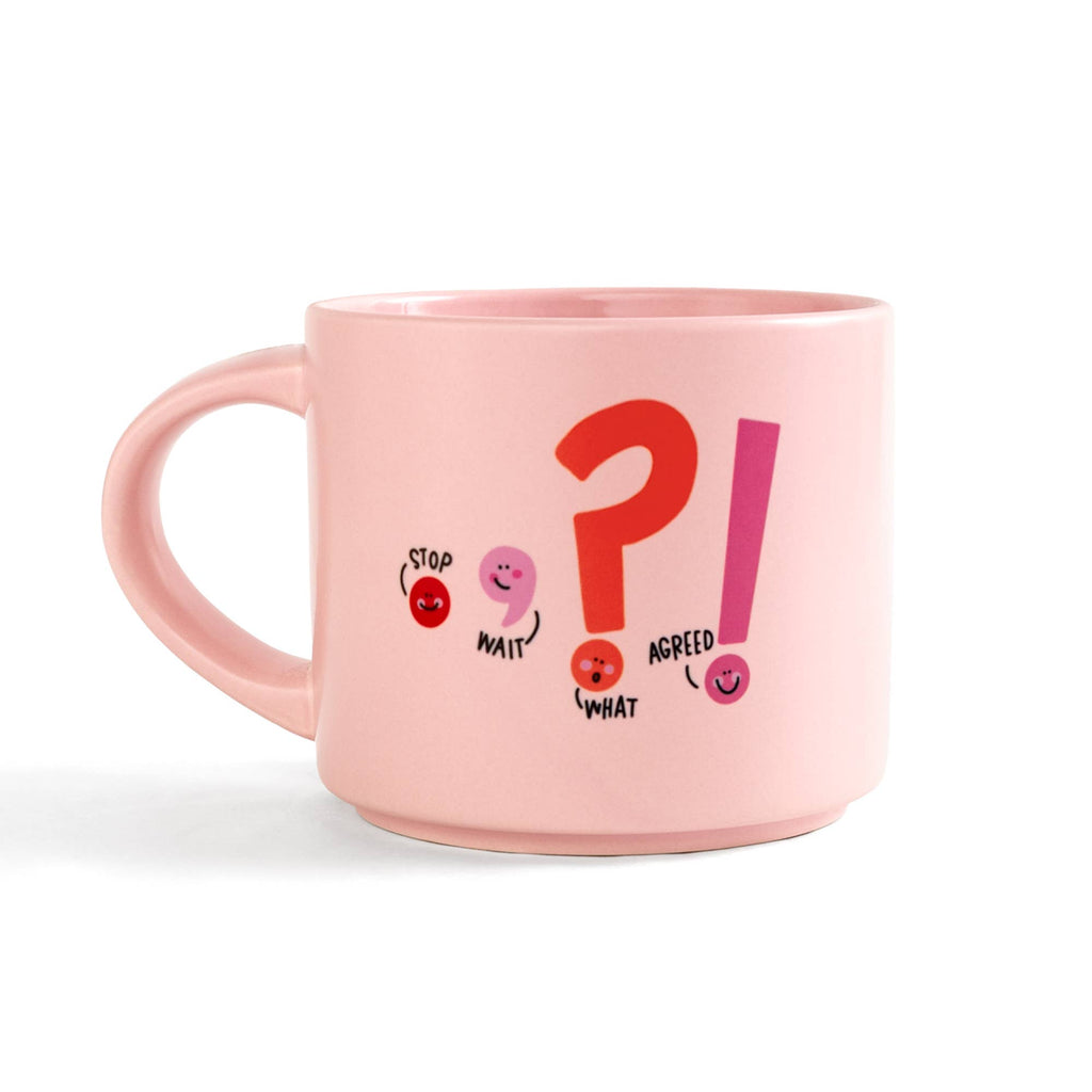 Punctuation Large Ceramic Mug