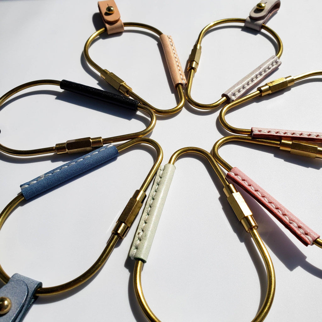Brass Key Carabiner - “Pear"